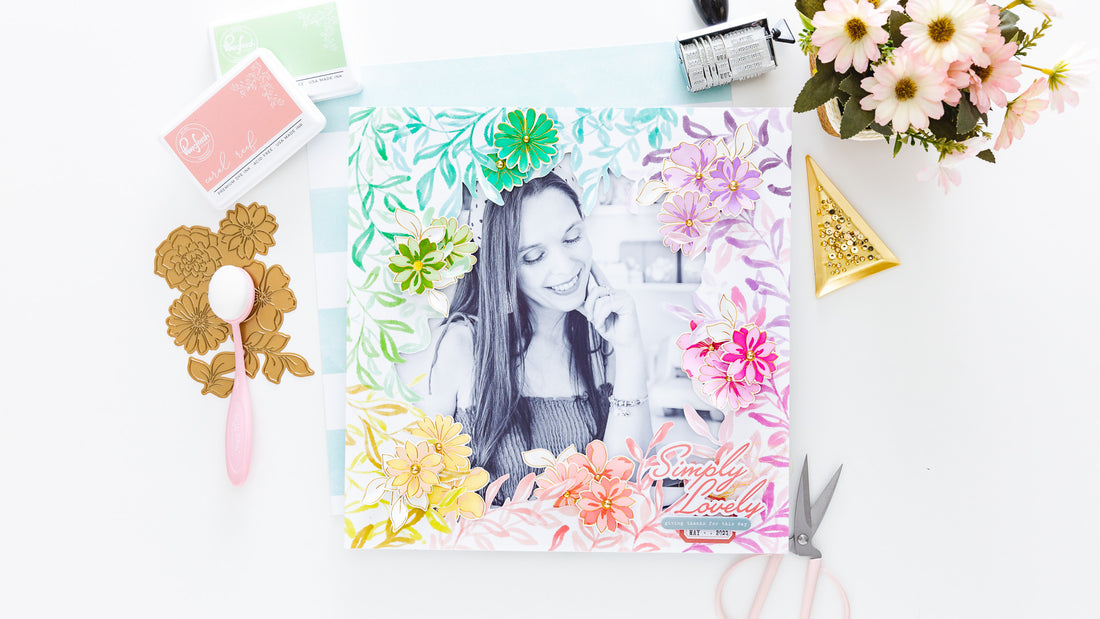 Rainbow of flowers Layout | Celes Gonzalo