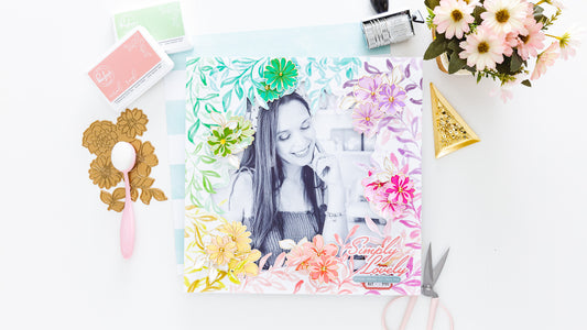 Rainbow of flowers Layout | Celes Gonzalo