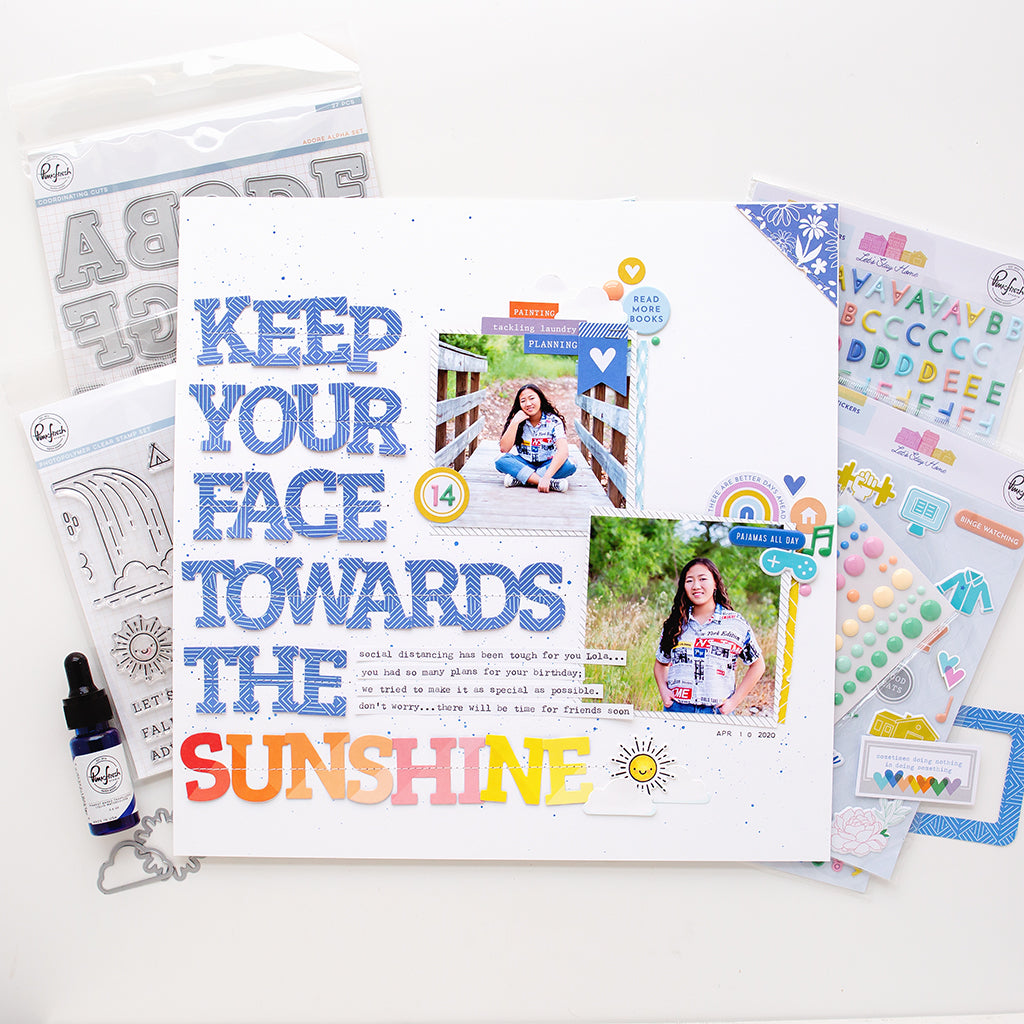 Big title layout, featuring Lets Stay Home | Jung AhSang