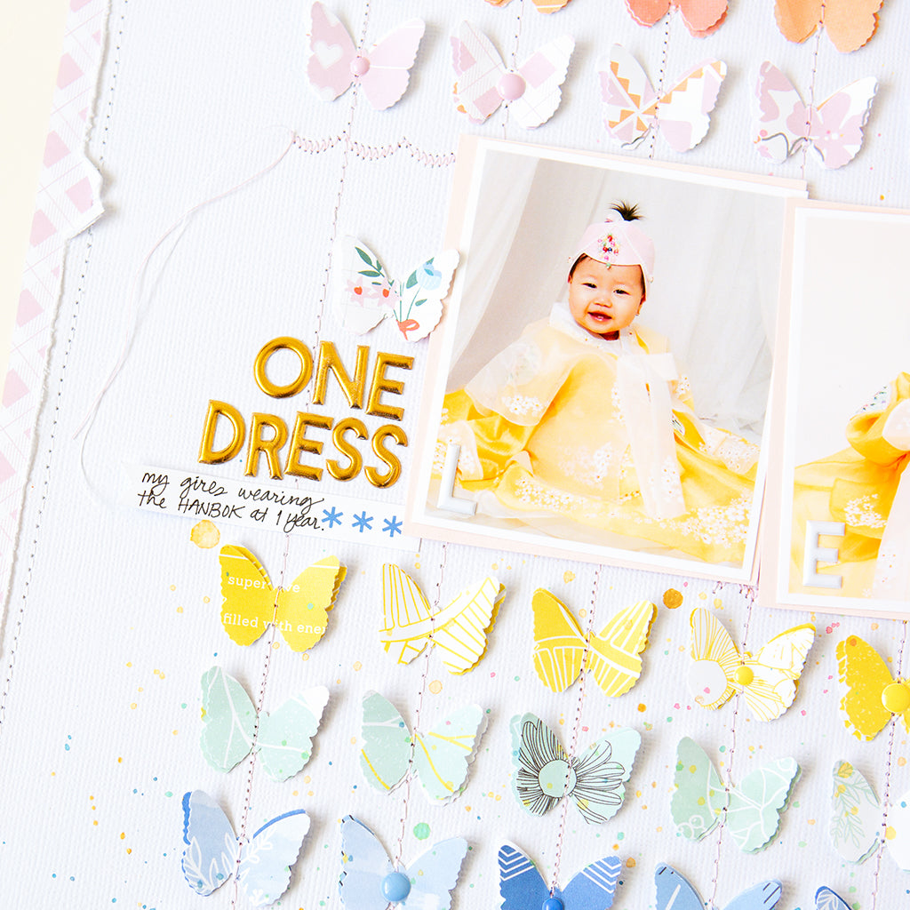 2 layouts featuring Simple & Sweet | Jung AhSang