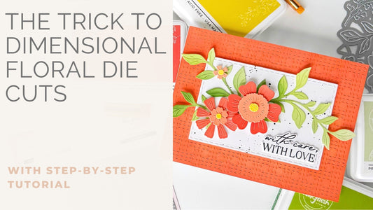 Transform Flat Die Cuts into Dimensional Florals | Jody Morrow