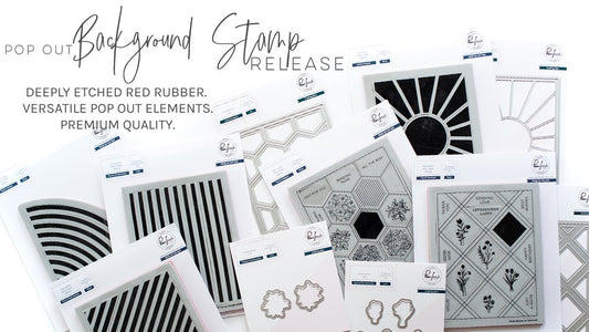 June 2020 Pop out stamps and dies release