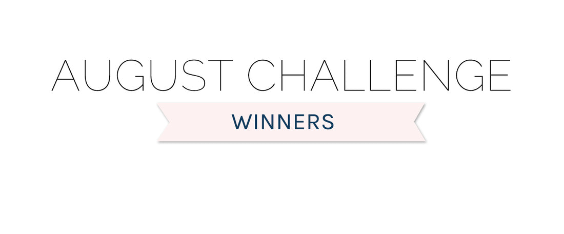 August 2021 Challenge Winners & Top 3
