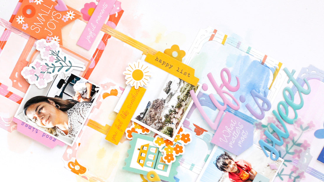 Layout using paper frames | Eva Pizarro