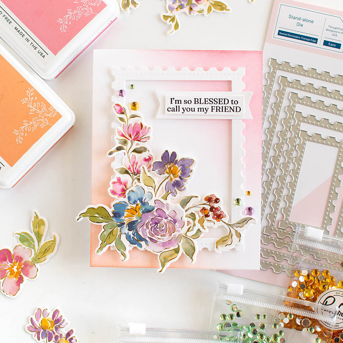 Essentials: Nested Rectangles Postage Edge