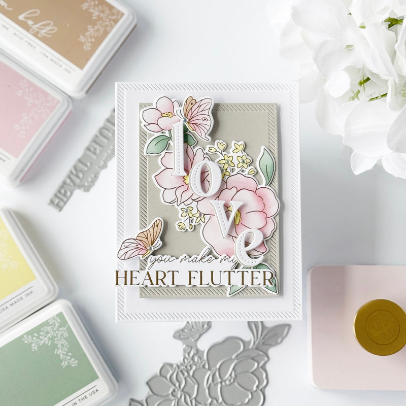 Butterflies in Bloom press plate