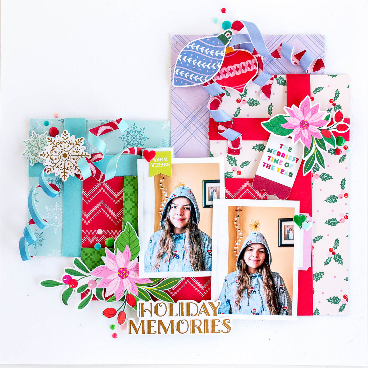 Very Merry Christmas: Phrase Stickers