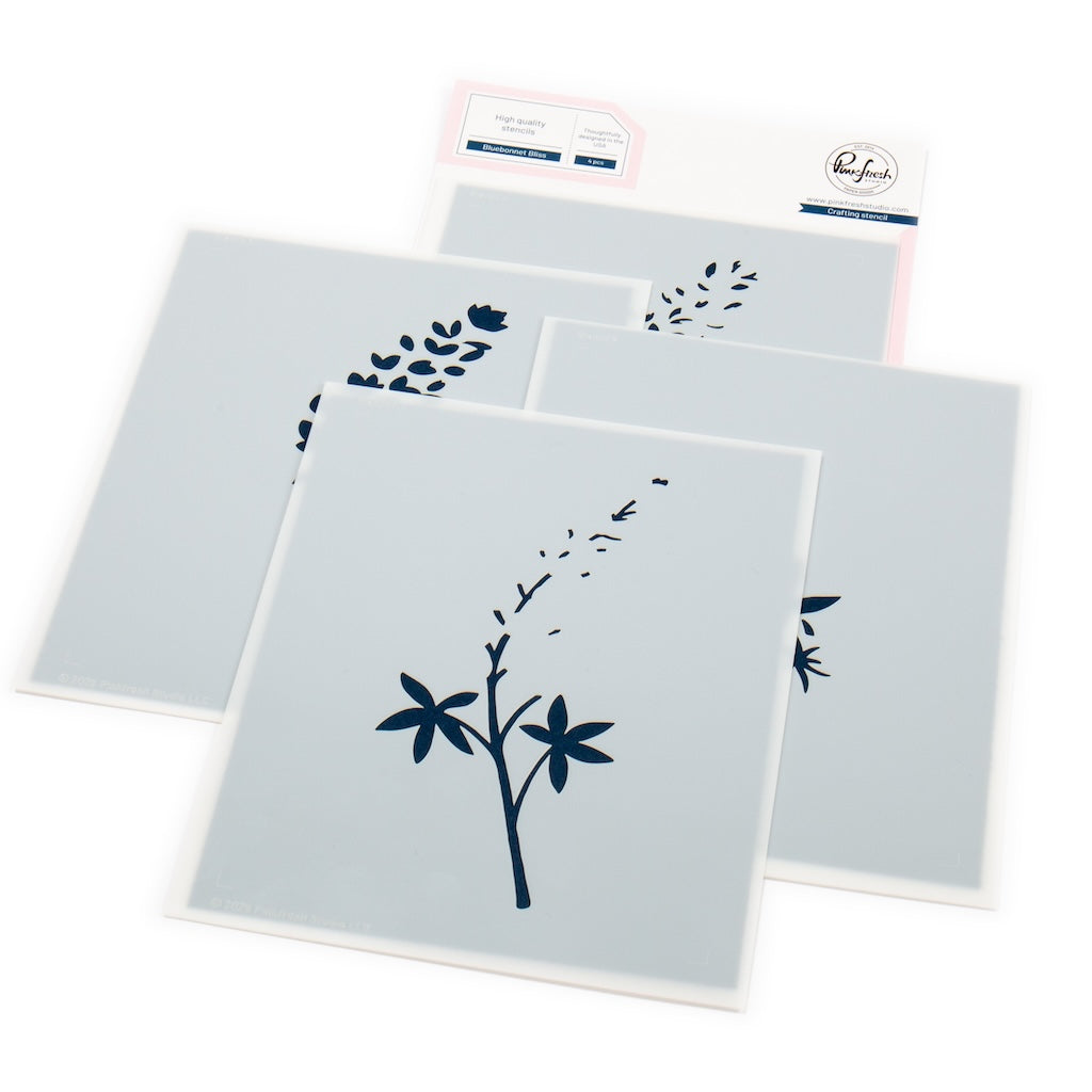 Bluebonnet Bliss stencil