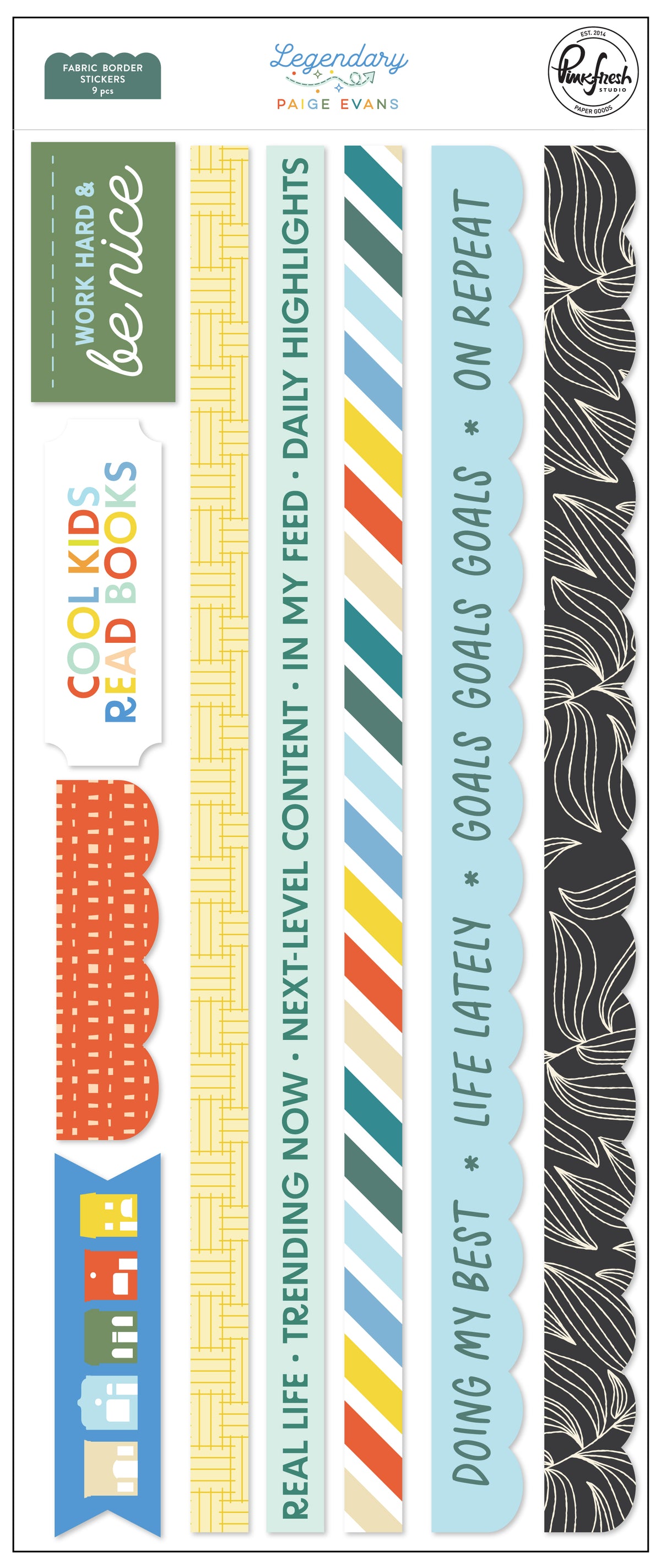 Legendary: Fabric Border Stickers