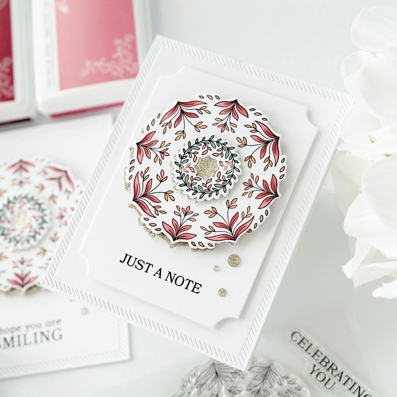 Floral Kaleidoscope stamp