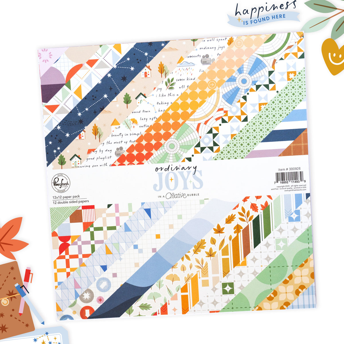 Ordinary Joys: 12x12 Paper Pack