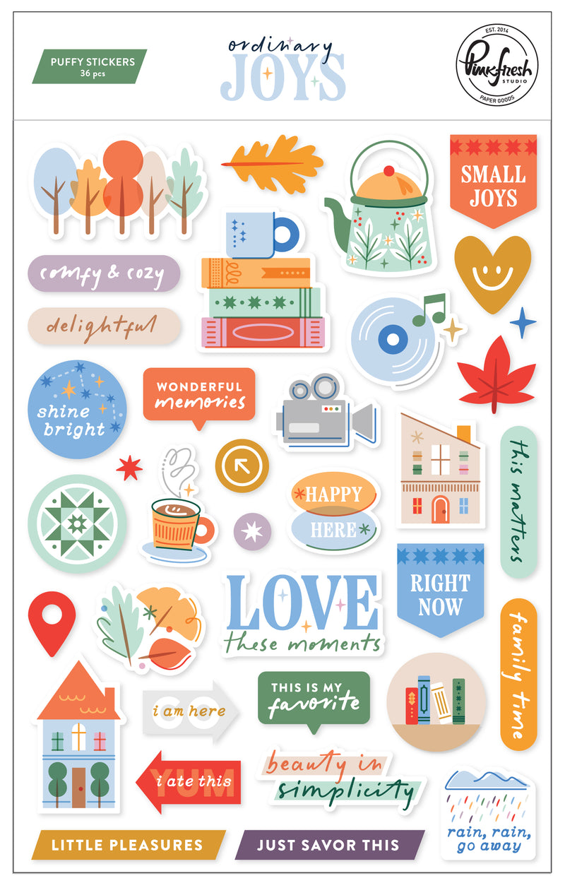 Ordinary Joys: Puffy Stickers