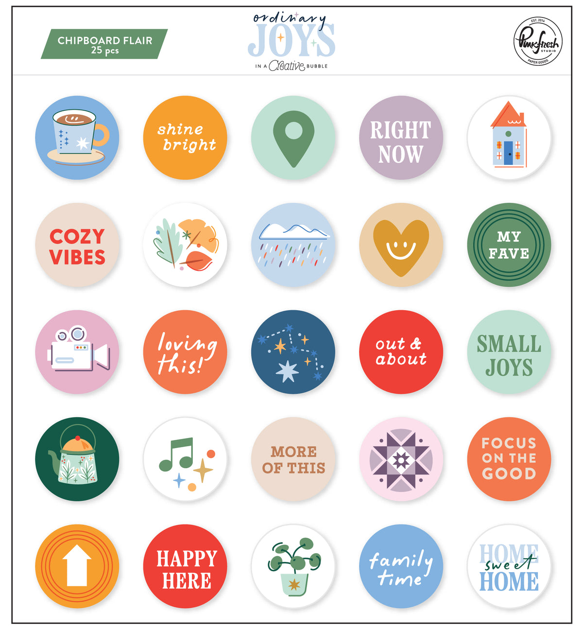 Ordinary Joys: Chipboard Flair