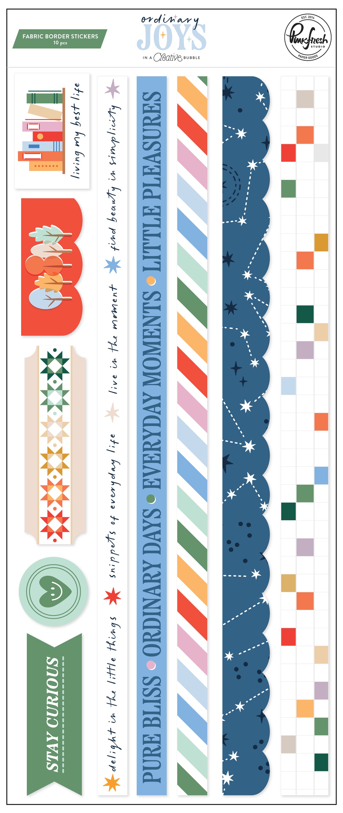 Ordinary Joys: Fabric Border Stickers