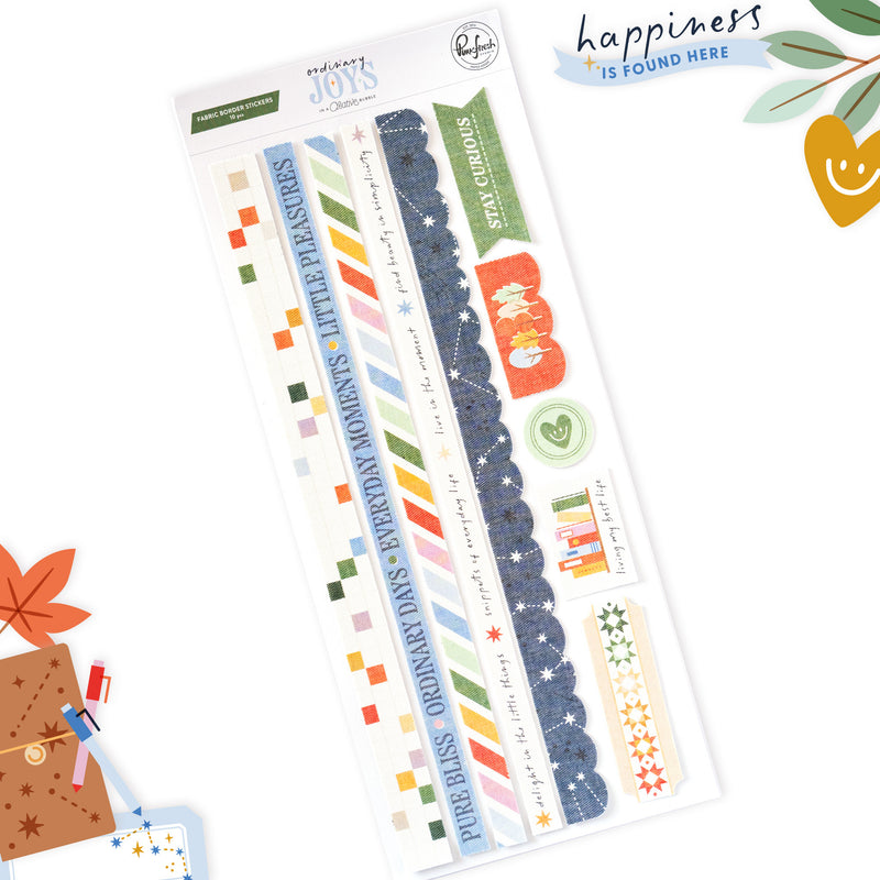 Ordinary Joys: Fabric Border Stickers