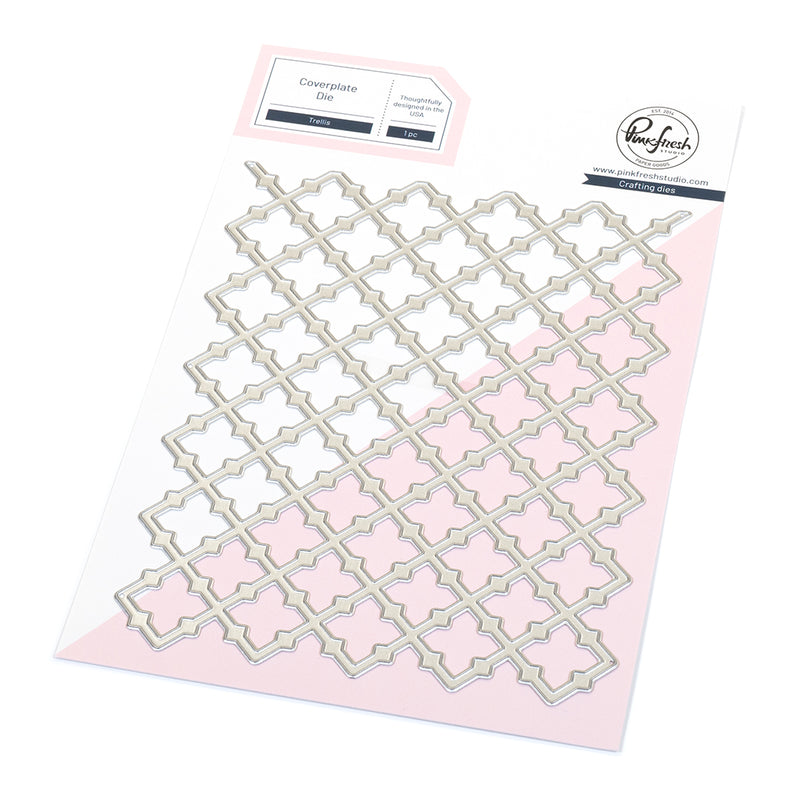 Trellis coverplate die