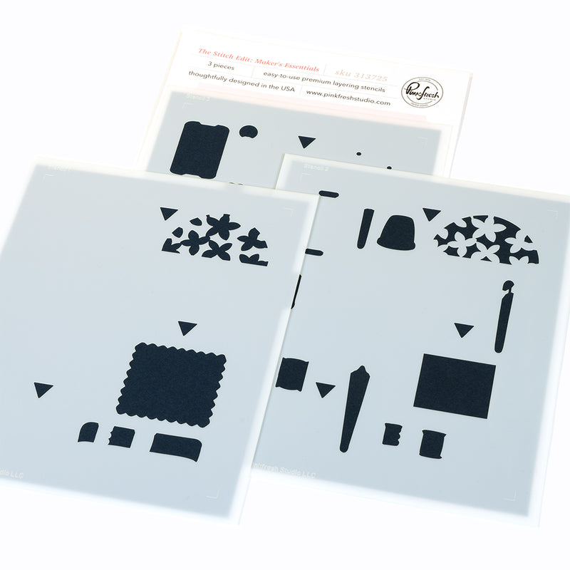 The Stitch Edit: Maker's Essentials stencil