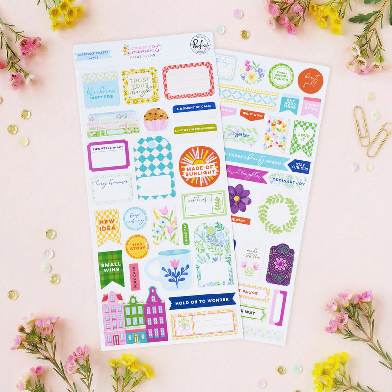 Crafted Moments: Cardstock Stickers