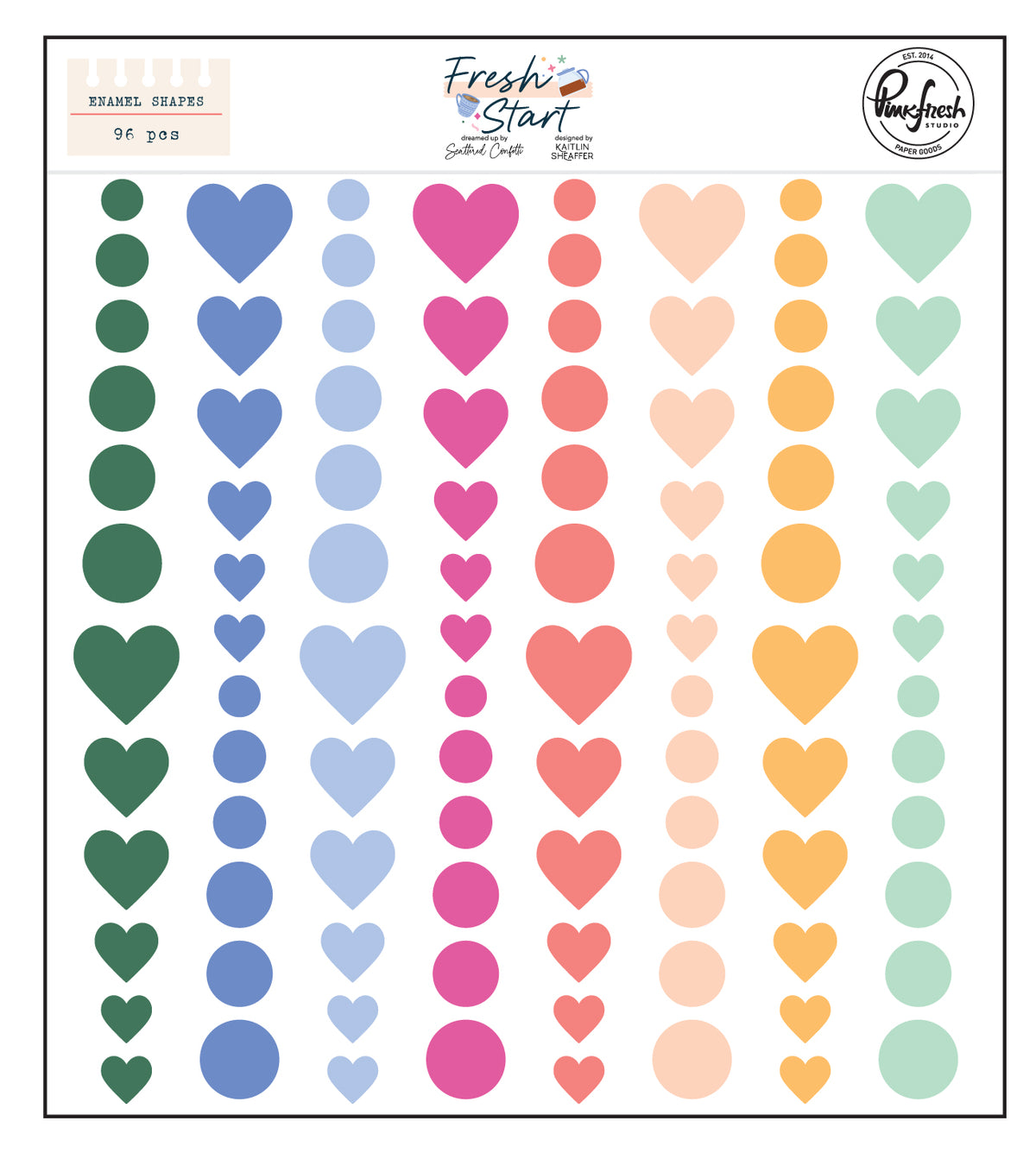 Fresh Start: Enamel Shapes
