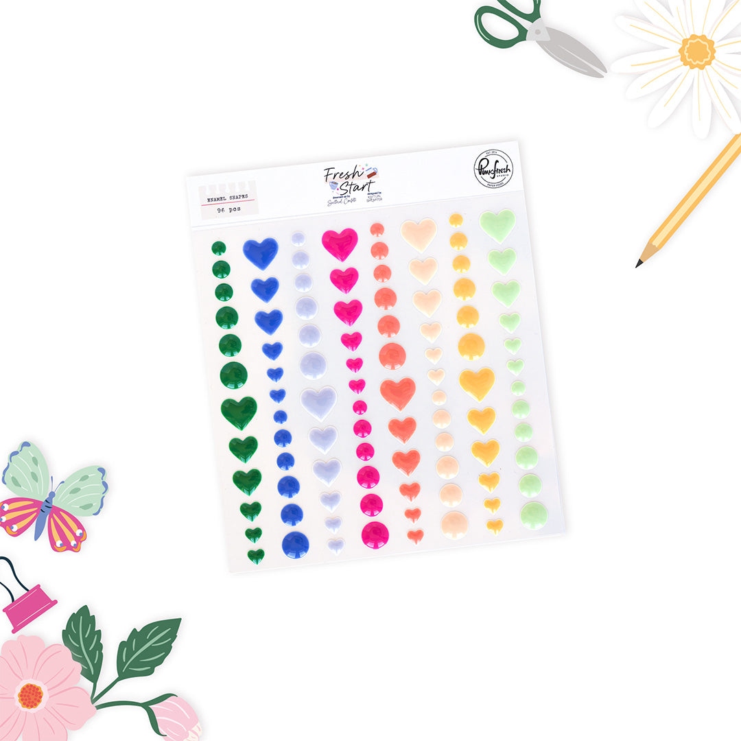 Fresh Start: Enamel Shapes