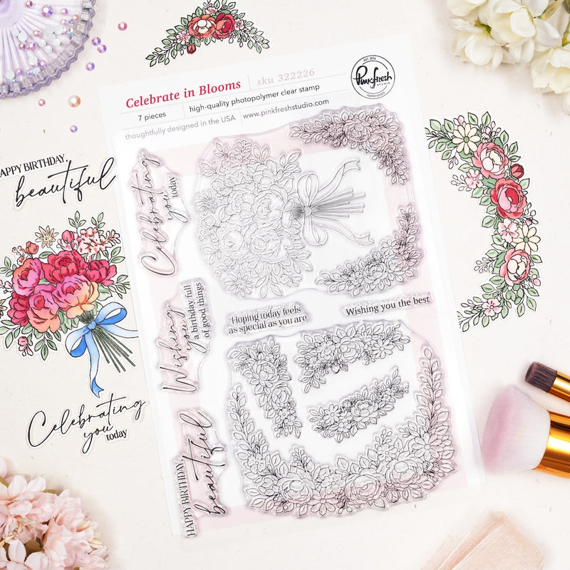Celebrate in Blooms stamp