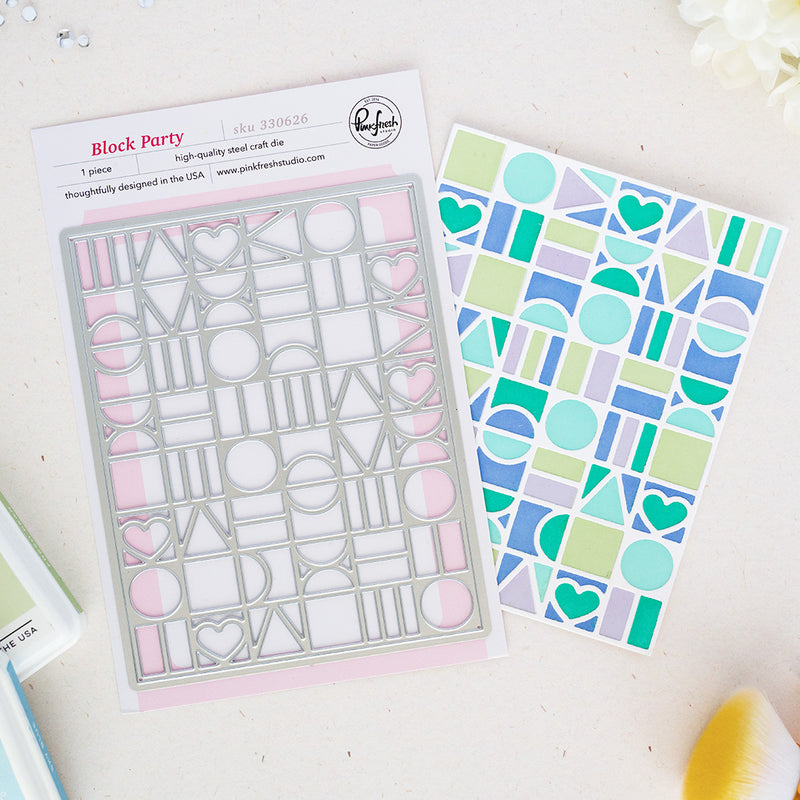Block Party coverplate die