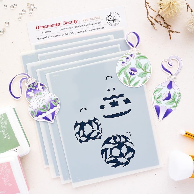 Ornamental Beauty stencil