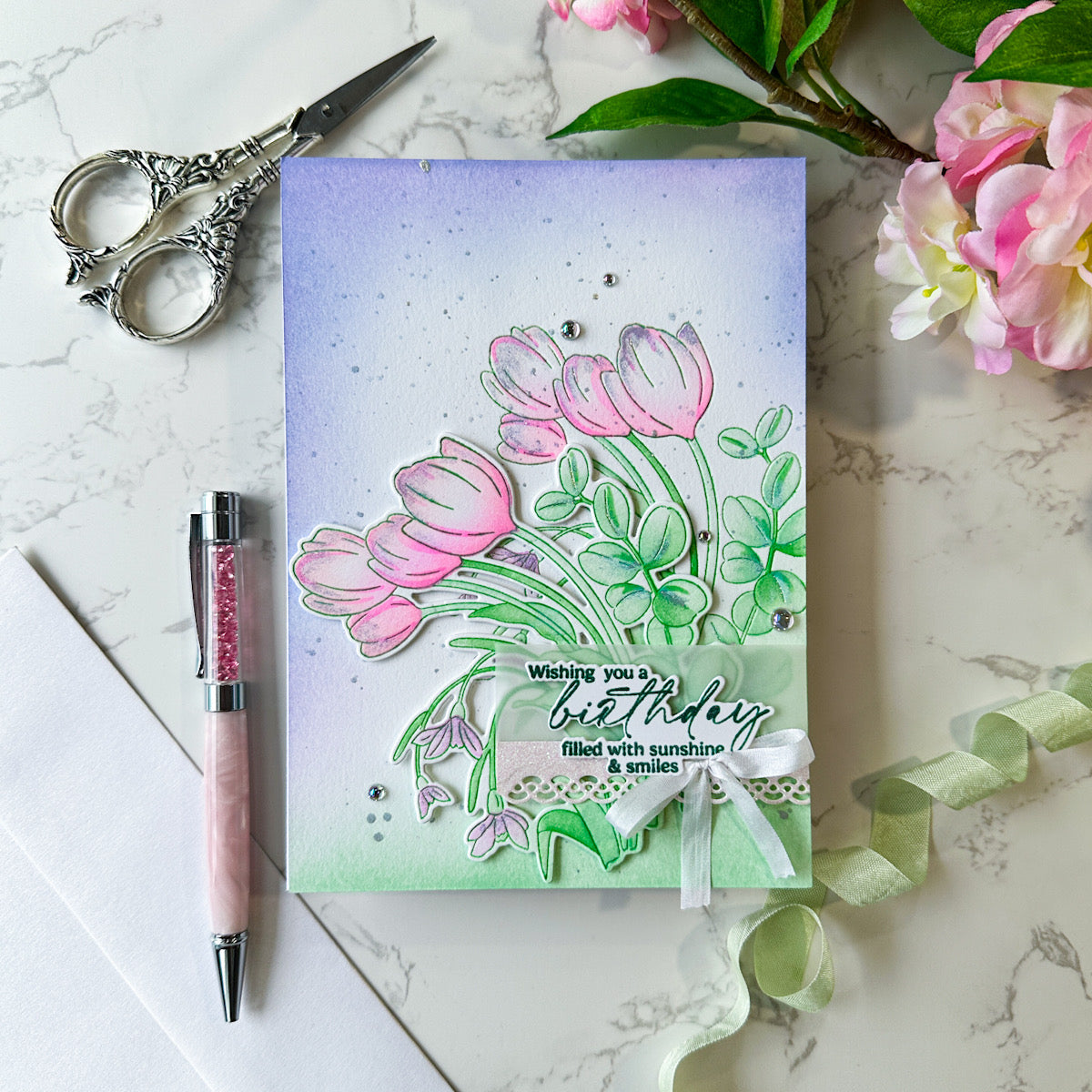 Timeless Tulips die