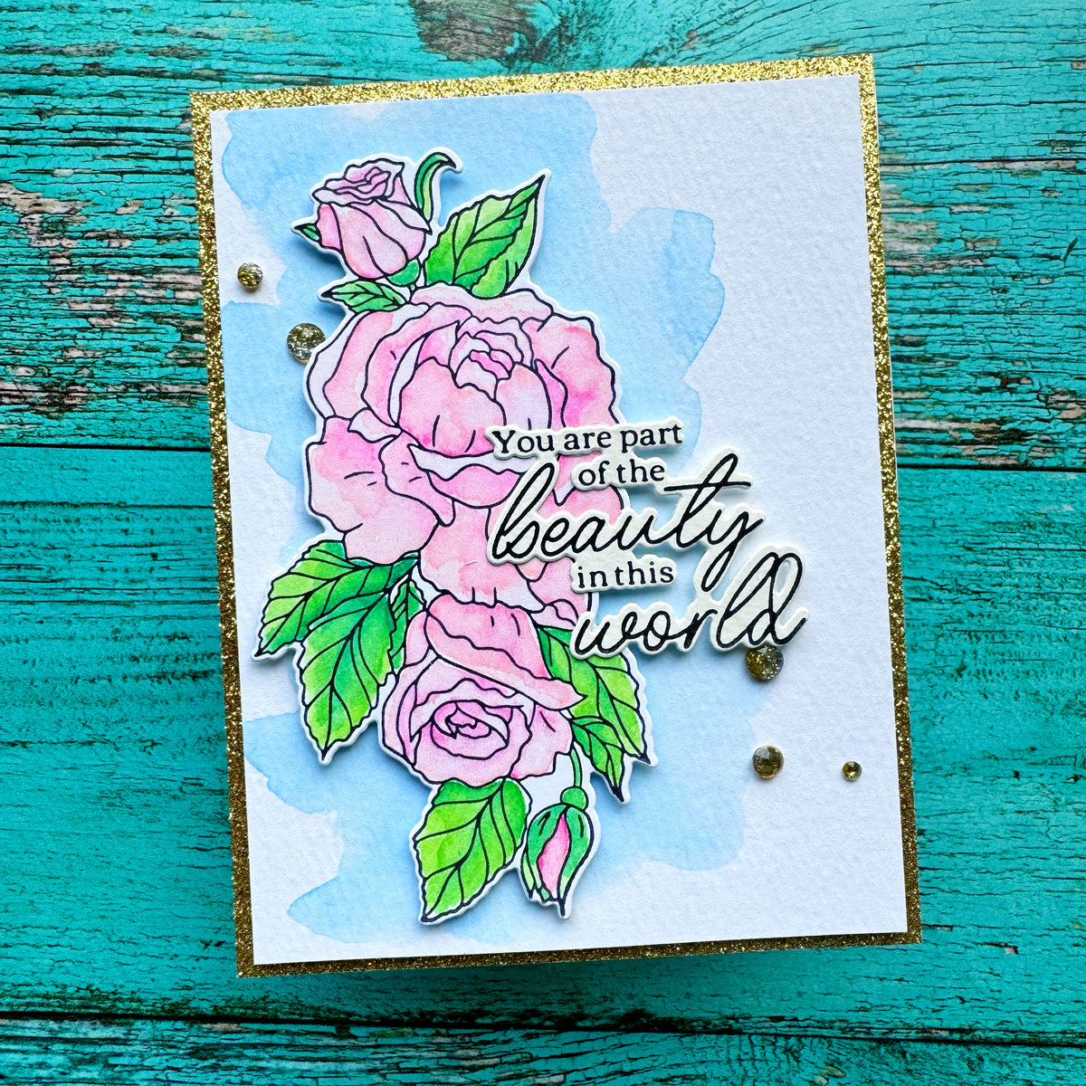Beautiful Roses press plate