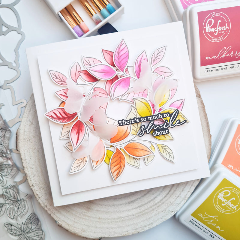 Fluttering Butterflies stamp