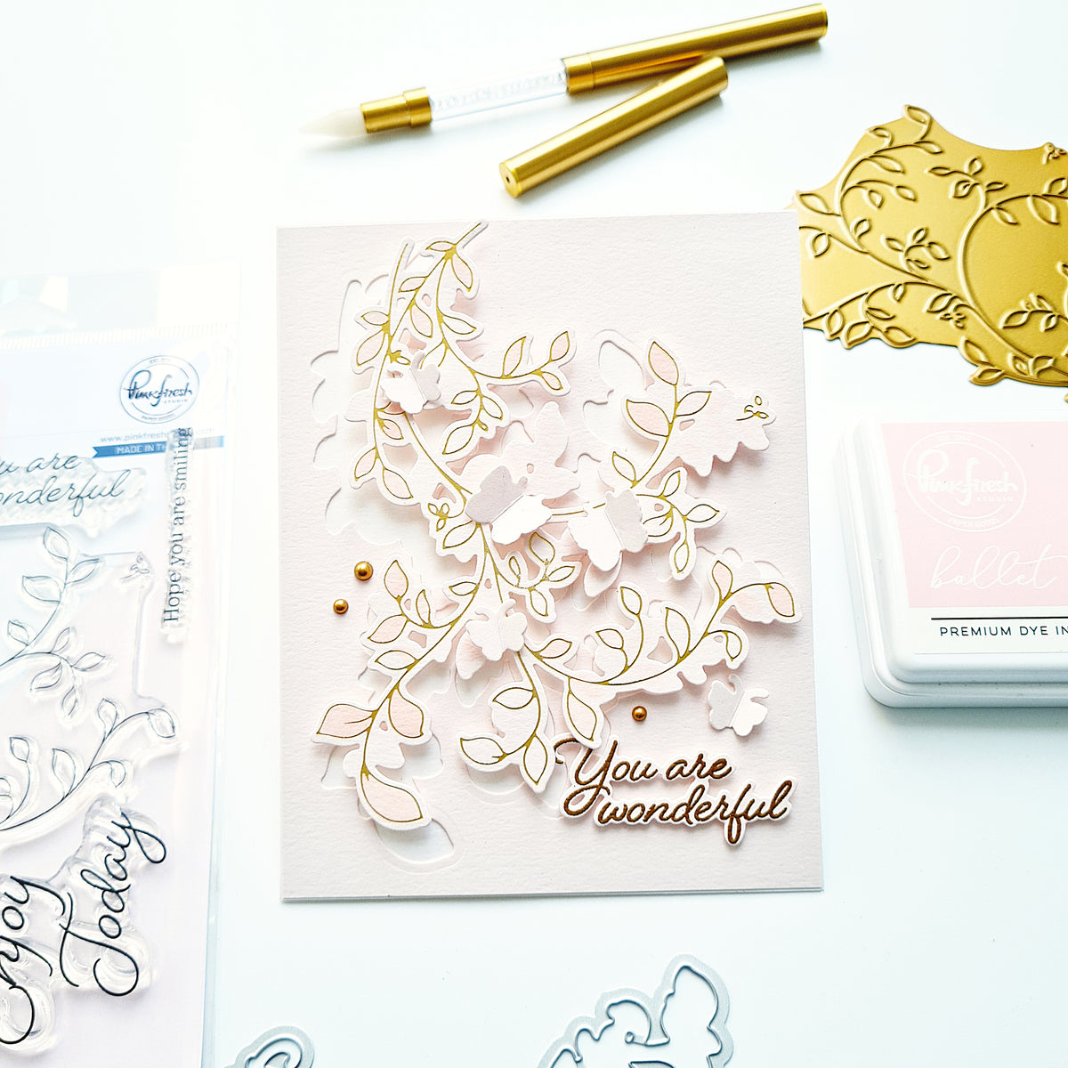 Delicate Foliage hot foil
