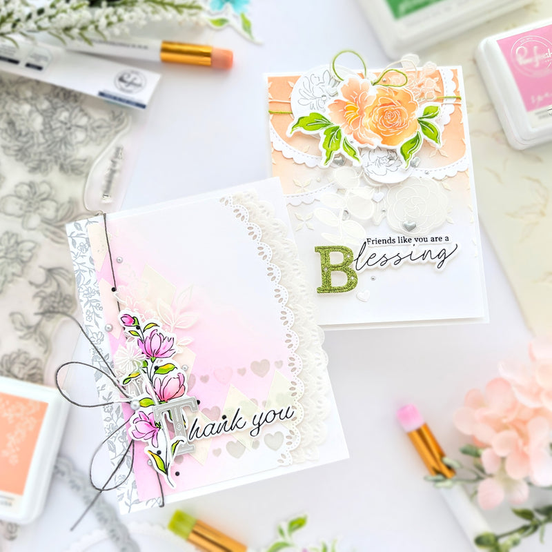 Artsy Floral stamp