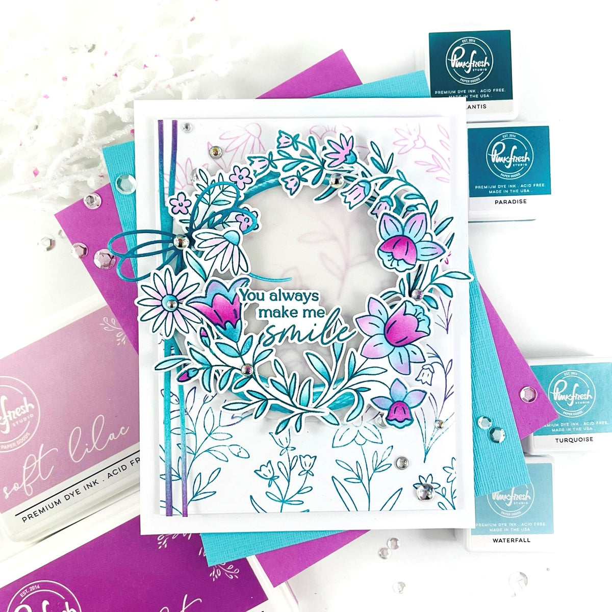 Print Shop: Modern Botanicals die