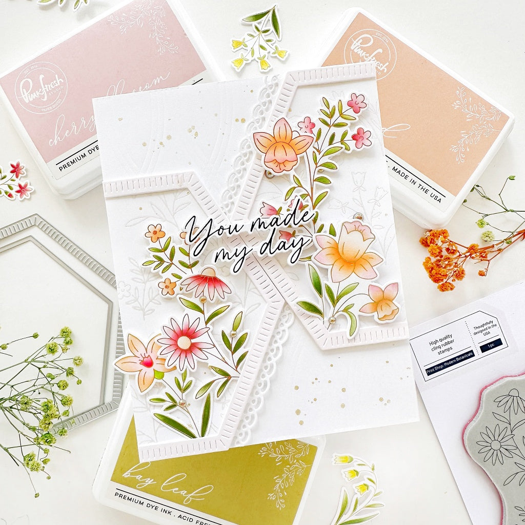 Print Shop: Modern Botanicals stencil