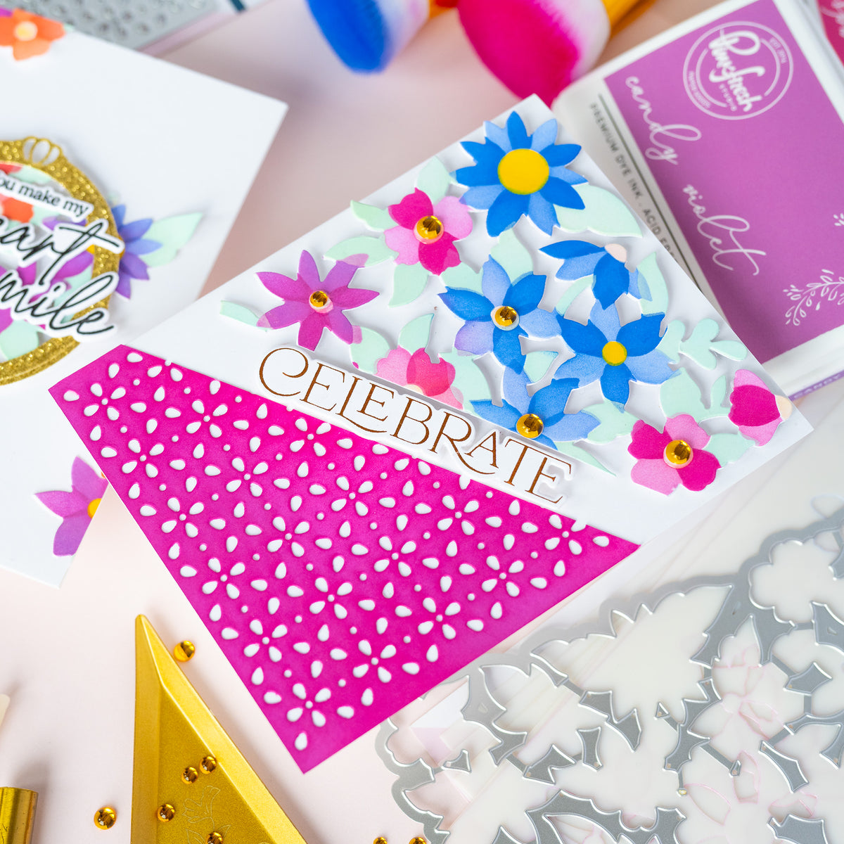 Floral Lattice coverplate die