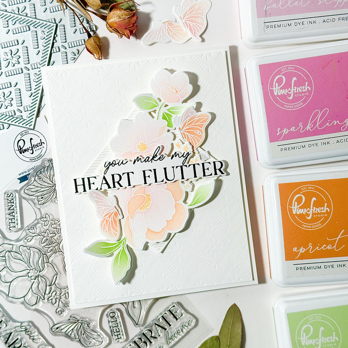 Butterflies in Bloom stencil