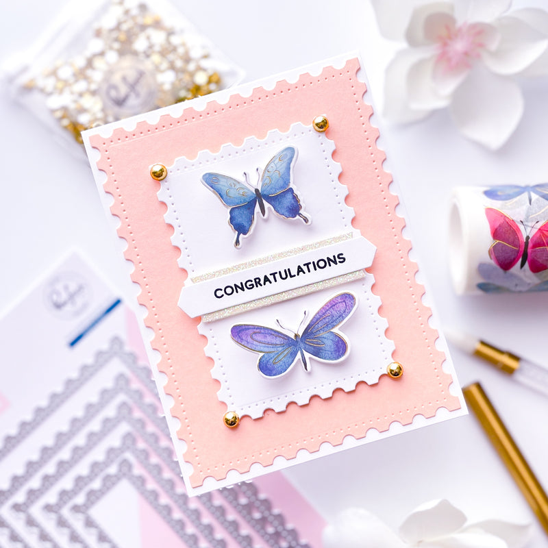 Essentials: Nested Rectangles Postage Edge