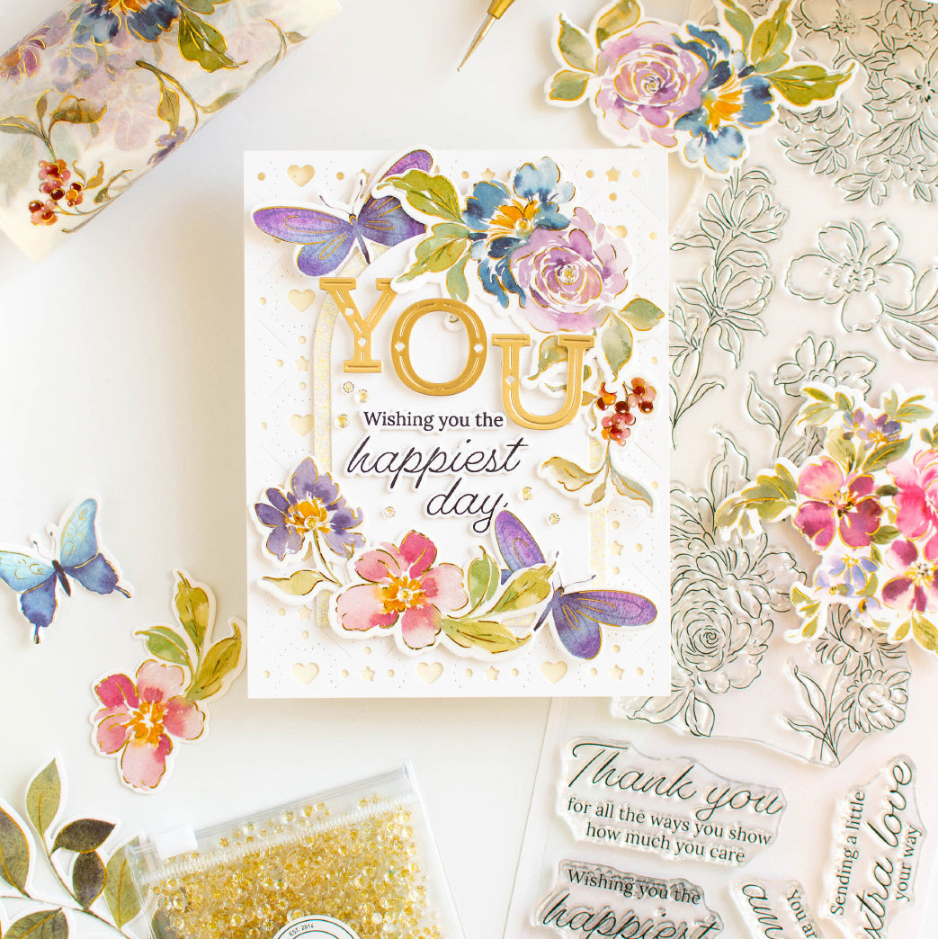 Artsy Floral die