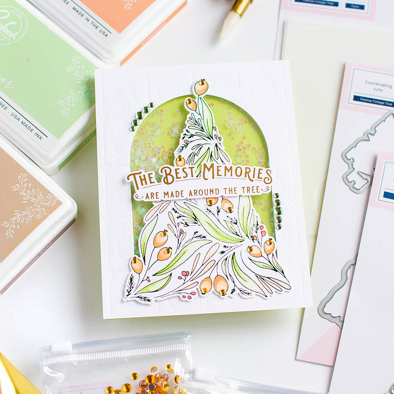 Festive Foliage Tree press plate