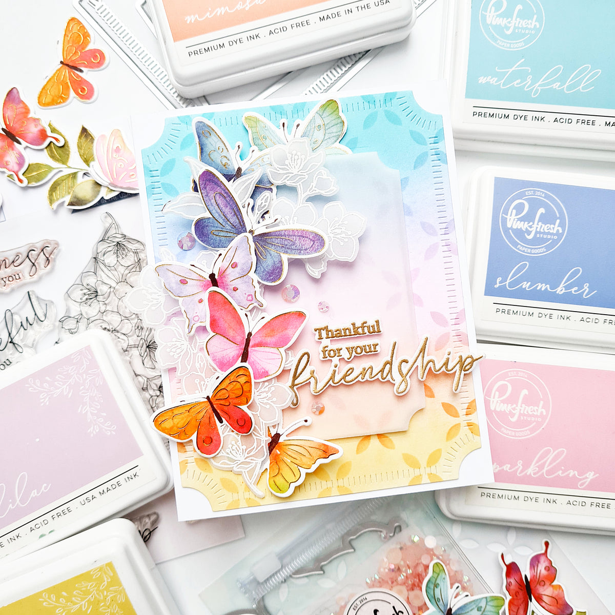 Fluttering Butterflies washi