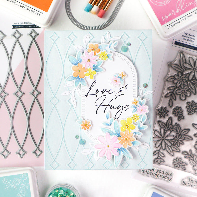 Cheerful Blossoms stamp