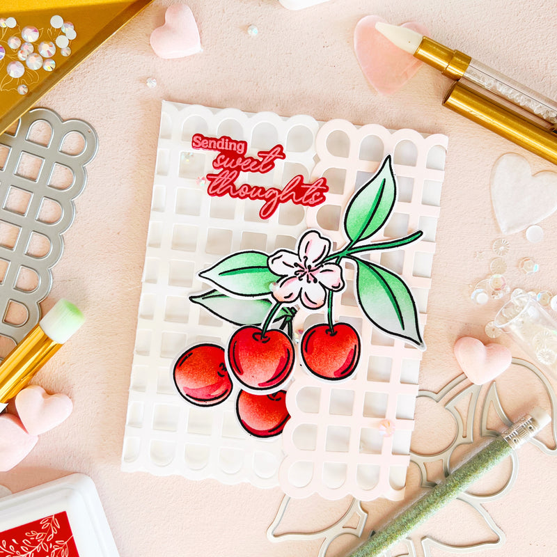 Cherry Bliss stencil