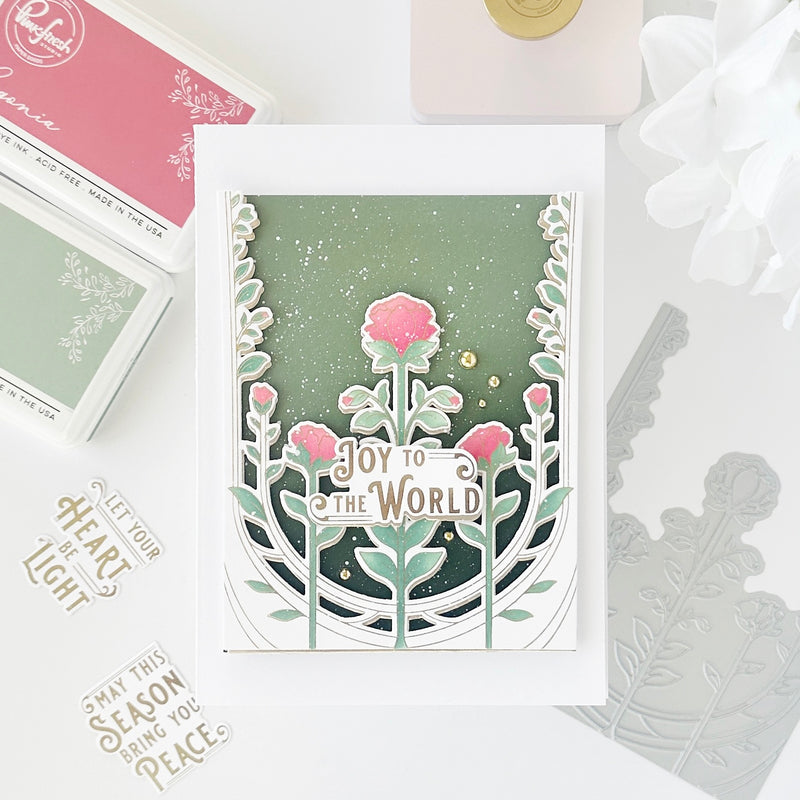 Art Deco Floral Arch die