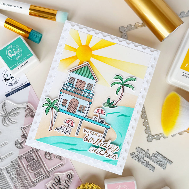 Coastal Paradise stencil