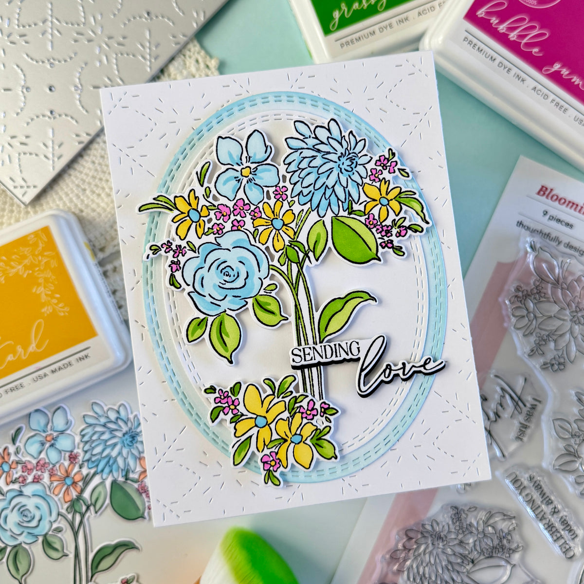 Blooming Daydream stencil