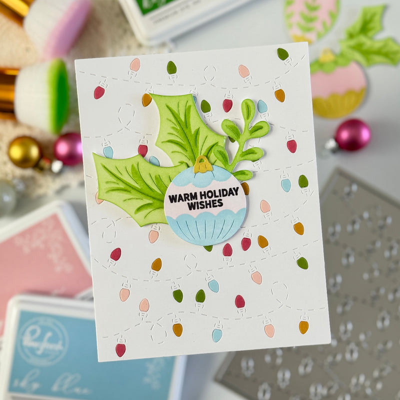 Christmas Lights coverplate die