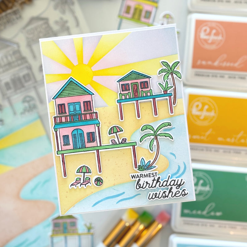 Coastal Paradise stencil