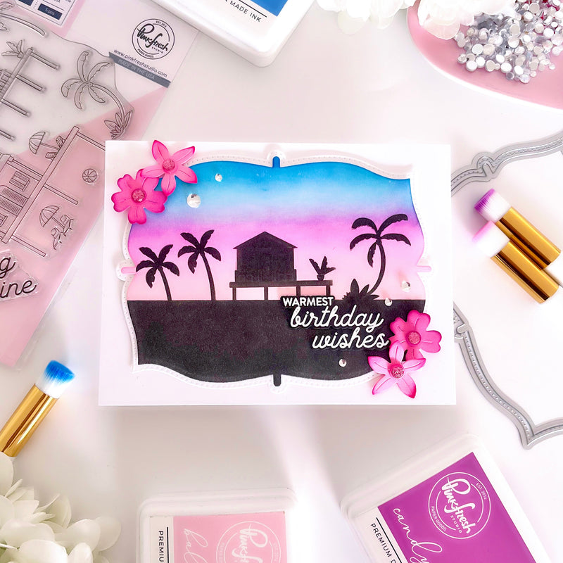 Coastal Paradise stencil