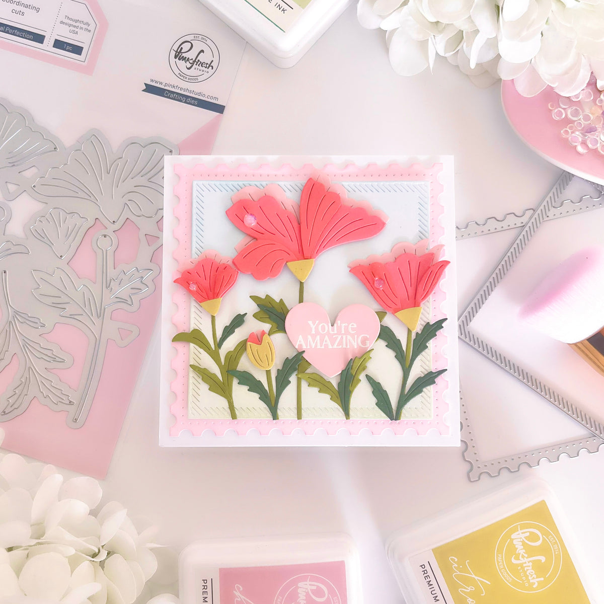 Essentials: Dotted Postage Square die