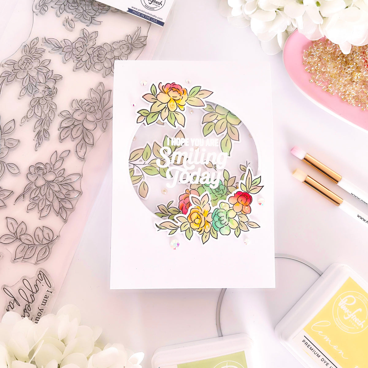 Vines & Roses stamp